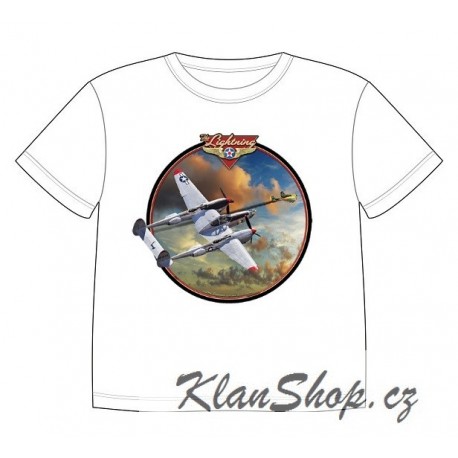 Dětské tričko s dopravními prostředky - P-38