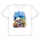 Dětské tričko s dobarvujícím se potiskem – Zvířátka na pláži