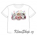 Dětské tričko s dobarvujícím se potiskem – Tři koťátka