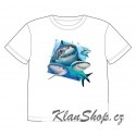 Dětské tričko s dobarvujícím se potiskem – Žraloci