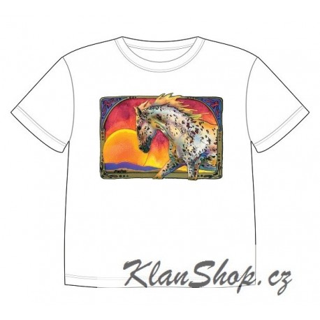 Dětské tričko s dobarvujícím se potiskem – Kůň