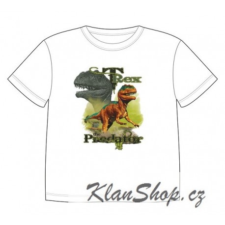 Dětské tričko s dobarvujícím se potiskem – Tyrannosaurus Rex