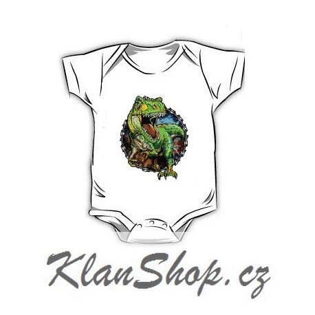 Dětské body s potiskem – Tyrannosaurus Rex