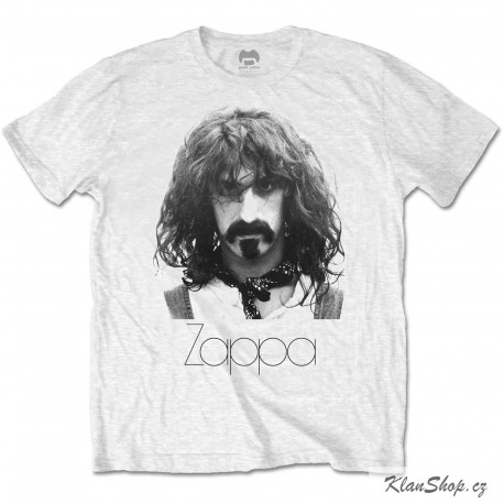 Pánské tričko Frank Zappa - Thin Logo Portrait