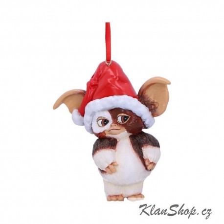 Vánoční ozdoba Gremlins - Gizmo Santa