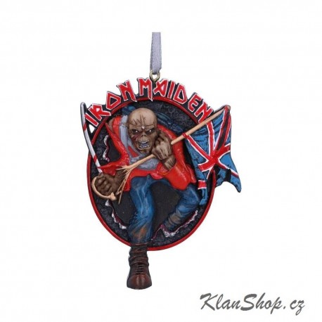 Vánoční ozdoba Iron Maiden - The Trooper