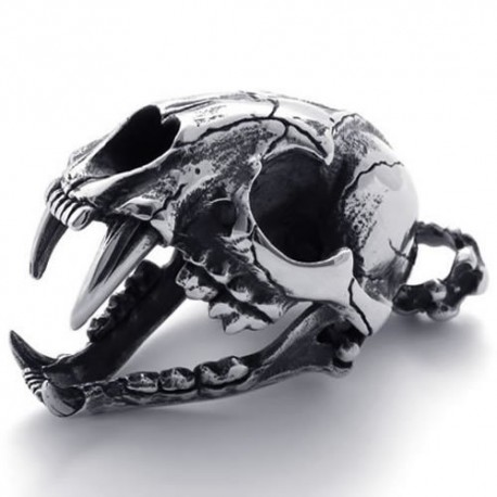 Ocelový přívěsek - Šavlozubý tygr