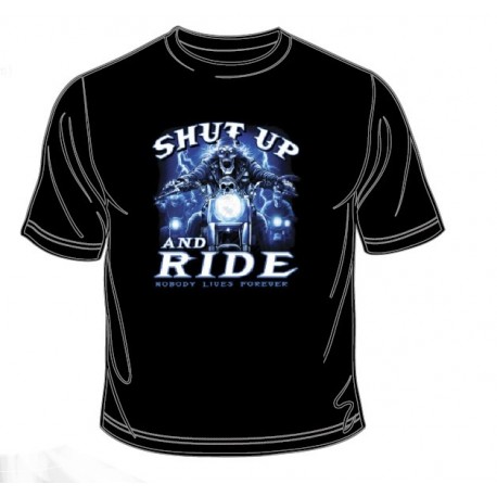 Pánské tričko  - Shut Up And Ride