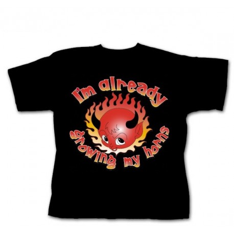 Dětské tričko - I'm already growing my horns
