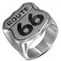 Prsten z chirurgické oceli - Route 66