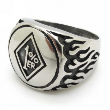 Prsten z chirurgické oceli - 1%