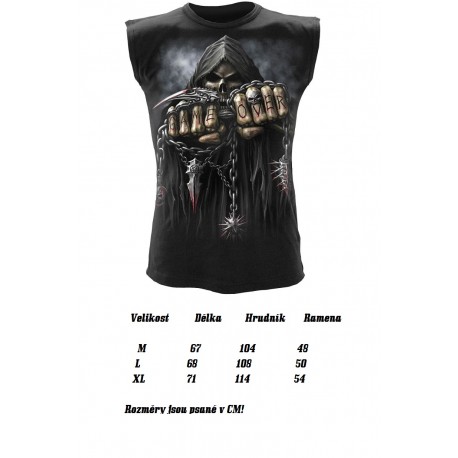 TABULKA VELIKOSTÍ PÁNSKÝCH TÍLEK SPIRAL DIRECT