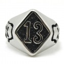 Prsten z chirurgické oceli - 13