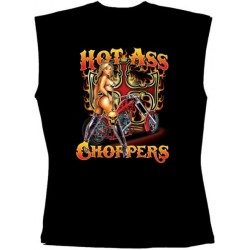 Pánské tričko bez rukávů - Hot Ass Choppers
