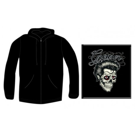 Pánská mikina se zipem - Greaser