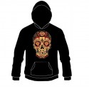 Pánská mikina s kapucí - Day Of The Dead Sugar Skull
