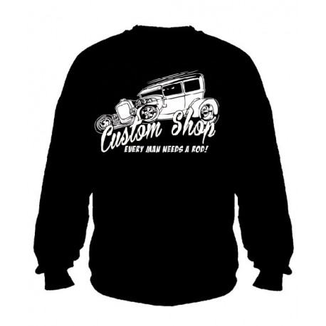 Pánská mikina bez kapuce - Custom Big Blocks