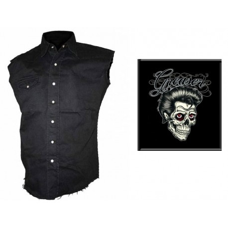 Pánská košile s potiskem - Greaser 