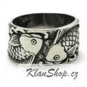 Prsten z chirurgické oceli - Ryby