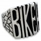 Prsten z chirurgické oceli - Biker