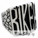 Prsten z chirurgické oceli - Biker