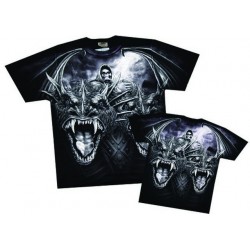 Pánské tričko Rock Eagle - Kostlivec s drakem